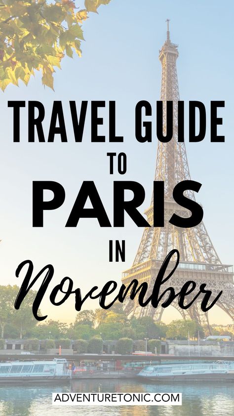 Thinking about visiting Paris in November? You’re in for a treat! Get ready for a trip that's equal parts cozy and chic, with a sprinkle of that unmistakable Parisian charm. Paris November Trip | Paris in Fall | Fall in Paris | Paris in Autumn | Visit Paris | Paris travel tips | November Paris ideas | things to do in Paris in the fall | things to do in Paris in November | best things to do in Paris | November Paris guide | Paris guide first time Paris Weather, Fall In Paris, Paris In November, Paris Trip Planning, Paris Ideas, What To Do In Paris, Paris November, Paris Things To Do, Paris In The Fall