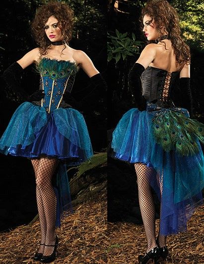 Peacock Costume, Halloween Costumes To Make, Princess Halloween Costume, Burlesque Costumes, Peacock Dress, Princess Costume, Adult Halloween Costumes, Fairy Costume, Dress Costume