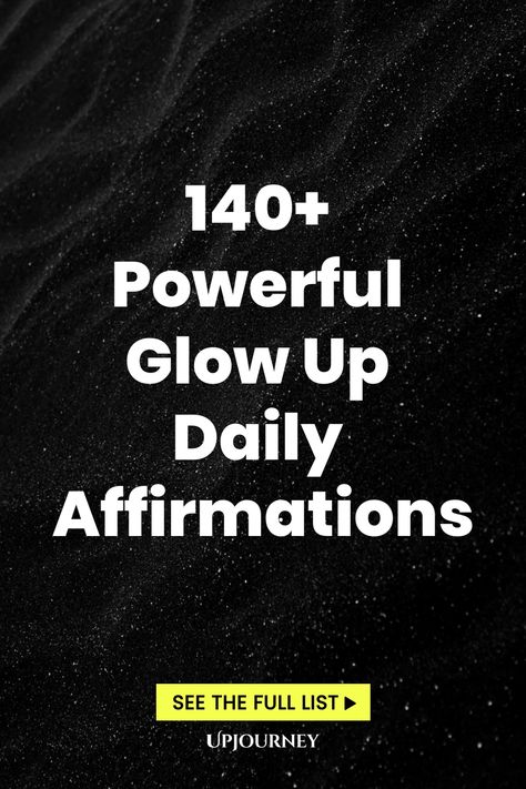 140+ Powerful Glow Up Daily Affirmations Glow Up Affirmations, Growth Affirmations, Work Etiquette, Psychology Terms, Relationship Quizzes, Happiness Journal, Friendship And Dating, I Believe In Me, Life Questions