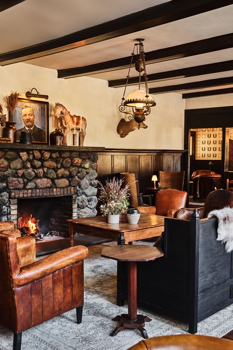 The Rugged Cool of California's Santa Ynez Wine Country | Condé Nast Traveler The Inn At Mattei’s Tavern, Auberge Resorts, Open Air Restaurant, Painted Wainscoting, Greece Hotels, Leather Club Chairs, Santa Ynez, Modern Farmhouse Design, Luxury Destinations