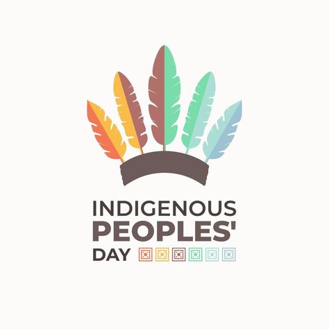 Indigenous Peoples' Day Poster Event Celebration with Colorful War Native Bonnet or Headgear Indeginous People Day, Indigineous Peoples Day, Indegenious People Day, Indigenous Logo, Indigenous Poster, Native American Heritage Day, Indigenous Day, Native Beauty, American Day