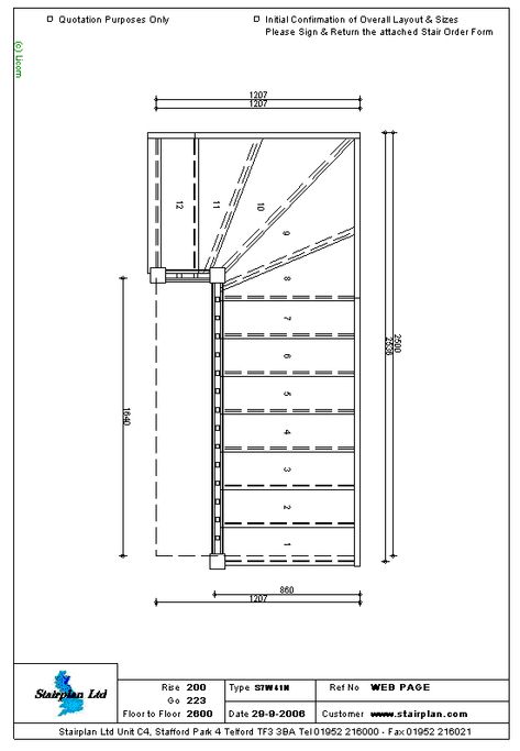 S7W41N 4 Tread Winder Staircase Winder Staircase, Victorian Staircase, Staircase Drawing, Winder Stairs, Staircase Architecture, Stair Plan, Tiny House Stairs, Building Stairs, House Roof Design