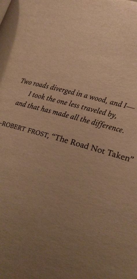 Robert Frost Road Not Taken, Robert Frost Aesthetic, The Road Not Taken Robert Frost, Frost Aesthetic, Book Dedication, School Book Covers, The Road Not Taken, Academia Aesthetics, Robert Frost