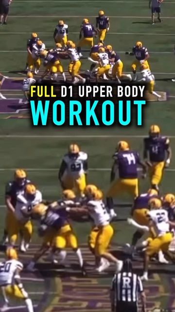 Coach Isaac on Instagram: "Full D1 FB🏈 Workout🔥 This upper body day will get you that upper body explosiveness you need for BIG HITS on the field💥🧪 This is just one of 64+ Workouts that can be found in my 5⭐️ FB Package Winter Training Edition❄️ You can also find my D1 Field Workout and D1 FB Nutrition Plan with some other elite plans in there as well💥💯 They are ALL on sale 50% OFF until Christmas Day🎄🎅 #football #footballplayer #americanfootball #sports #d1 #d1football #d1offer #d1bound Field Workout, Upper Body Day, Football Workouts, Winter Training, Football Drills, Nutrition Plan, American Football Players, Nutrition Plans, Upper Body Workout