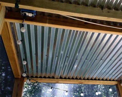 Porch Hangout, Screen Porch Panels, Bbq Shelter, Wildflower Gardens, Screened Porch Ideas, Screened In Porch Diy, Screen Porches, Deck Canopy, Patio Pictures