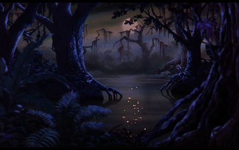 Jungle Background Art for the 1967 Movie Jungle Book – Jungle Book The Rescuers Disney, The Rescuers, Bg Design, Disney Artists, Disney Background, Disney Concept Art, Old Disney, Matte Painting, Animation Background