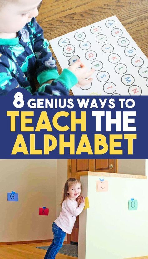 Teaching Toddlers Letters, Hands On Alphabet Activities, Alphabet Recognition Activities, Letter Learning Activities, Teach The Alphabet, Early Reading Skills, Toddler Education, Early Learning Activities, Teaching Toddlers