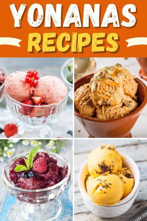 Got a bunch of bananas? Try these Yonanas recipes! From Dole Whip to berry sorbet, you can't go wrong with Nice cream. It's my favorite way to use up bananas! Yonanas Recipes Ideas, Yonanas Recipes Without Bananas, Yonana Recipes, Yonanna Recipes, Use Up Bananas, Mixed Berry Sorbet, Yonanas Recipes, Bunch Of Bananas, Lemon Banana