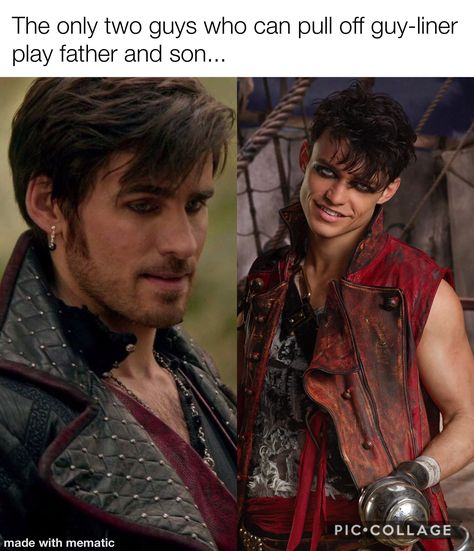 Harry Hook And Killian Jones, Jay X Harry Hook Fanart, Hook From Once Upon A Time, Harry Hook X Carlos Fanart, Harry From Descendants, Captain Hook Descendants, Harry Hook Fan Art, Descendants Harry Hook, Captain Hook Once Upon A Time