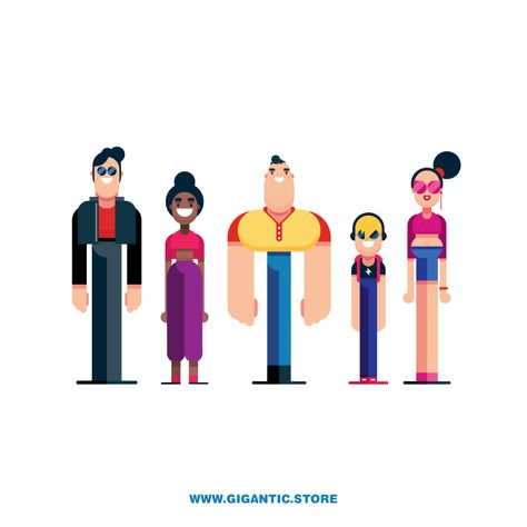 Hey, I present you one part of my 20 Beautiful Flat Design Characters Pack.  You can check out the pack here:  https://gigantic.store/homepages/20-flat-design-bodys/ Robin Davey, Flat Web Design, Caracter Design, Vector Character Design, Inspirational Illustration, Flat Design Illustration, Motion Graphics Design, Motion Design Animation, 2d Character