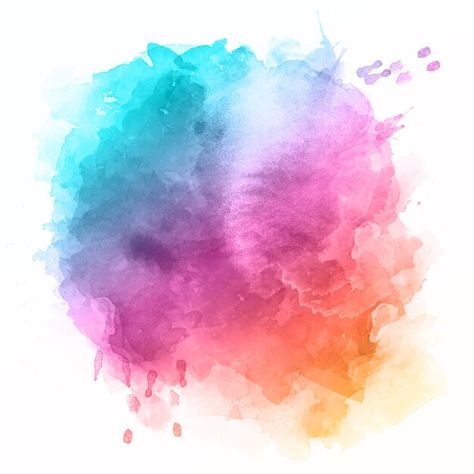 Abstract background with a colourful wat... | Free Vector #Freepik #freevector #background #abstract-background #watercolor #abstract Free Texture Backgrounds, Watercolour Texture, Colourful Watercolour, Doodle Wall, Splash Images, Watercolor Splatter, Watercolour Texture Background, Rainbow Painting, Muslin Backdrops