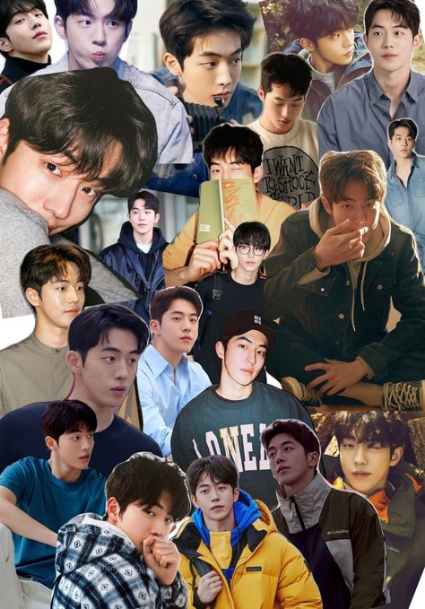 Korean Actors Wallpaper Collage, Namjoohyuk Wallpaper, Nam Joohyuk Wallpaper, Nam Joo Hyuk Smile, Nam Joo Hyuk Wallpaper, Nam Joo Hyuk Cute, Jong Hyuk, Kim Book, Kang Ho Song