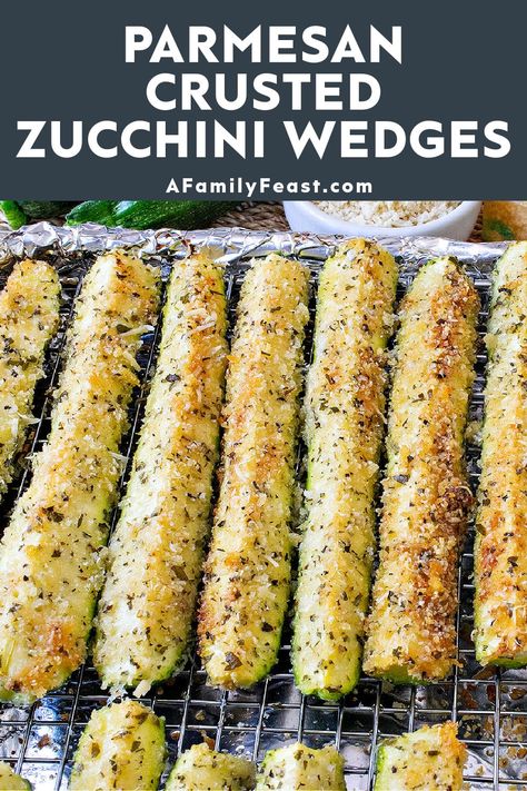 Pablo Zucchini, Zucchini Recipes For A Crowd, Zucchini Wedges, Parmesan Roasted Zucchini, Baked Zucchini Parmesan, Parmesan Crusted Zucchini, Zucchini Recipes Baked, Fasting Recipes, Fresh Zucchini