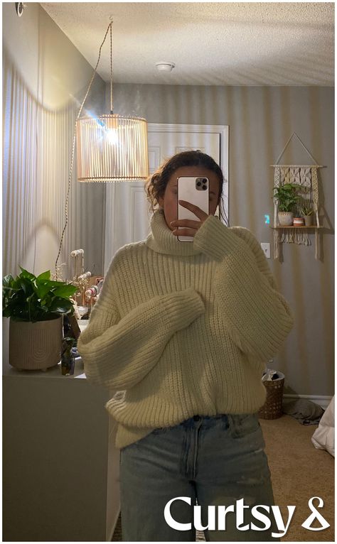 H&M Chunky Turtleneck Sweater Chunky Turtleneck, Chunky Turtleneck Sweater, Sweater Material, Oversized Sweater, Turtleneck Sweater, H&m, Turtle Neck, Knitting, Best Deals