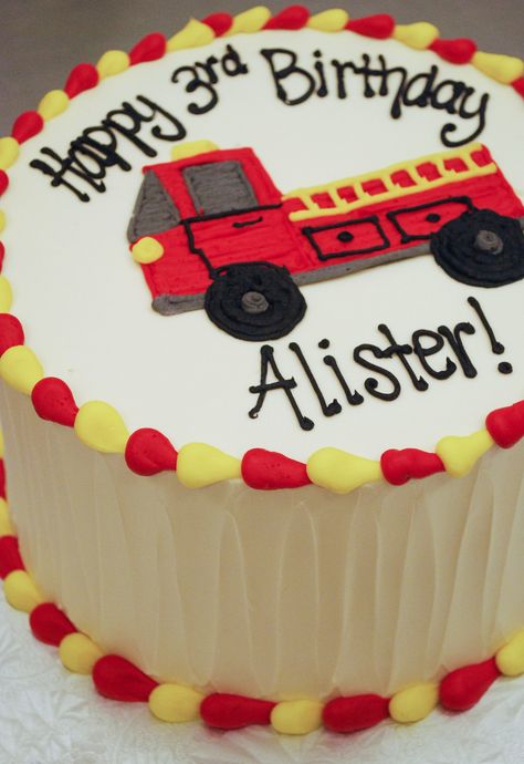 Simple Fire Truck Birthday Cake, Simple Fire Truck Cake, Fire Truck Birthday Cupcakes, Easy Firetruck Birthday Cake, Fire Truck Birthday Cake Diy, Easy Fire Truck Birthday Cake, Fire Fighter Birthday Theme Cake, Firefighter Smash Cake, Firefighter Birthday Cake