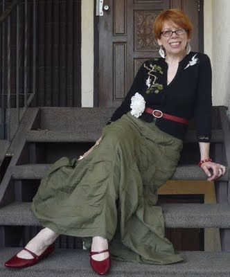 Love the military green with pops of red. Parachute Skirt, Betty Draper, Am I In Love, How To Get Warm, The Military, Military Green, Favorite Outfit, In Love, Product Description