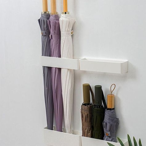 Wall Mounted Umbrella Barrel Storage Shelf Rack Umbrella Stand   Material: PP Plastic Color:White Environment: Indoor Name: Umbrella Storage Rack Size:As show Package includes: 1/2pcs/set *Umbrella Rack Note: 1. Please allow 0.5-1cm error due to manual measurement. 2. Due to the difference between different monitors, the picture may not reflect the actual colour of the item. Thanks for your understanding! * Please make payment asap, then we can arrange shipment for you asap. - Thanks for your bid * We will arrange shipping for you within 24 Hours after payment cleared except the holidays. * If you have changed your address, or want us to ship to another address, please change to the new address. * We ship items to Worldwide. Thank you.  - International Buyers Please Note:  *  Please check Umbrella Rack, Umbrella Storage, Wall Mount Rack, Tool Rack, Shelf Rack, Umbrella Holder, Split Design, Space Saving Solutions, Support Mural