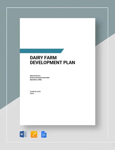 Dairy farm Development Plan Template Farm Business Plan, Development Plan Template, Business Plan Example, Farm Business, Development Plan, Dairy Farm, Dairy Farms, Business Plan Template, Template Google