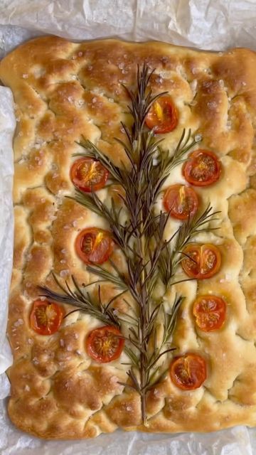 BBC Good Food on Instagram: "Delicately arrange fresh sprigs of rosemary into the shape of a Christmas tree and decorate with cherry tomato ornaments to create @thelambleychef’s festive focaccia – inspired by our classic recipe 🎄 #bbcgoodfood #bbcgoodfoodrecipes #focaccia #breadrecipe #christmasbread #breadrecipe" Foccacia Christmas Tree, Foccacia Christmas, Christmas Bread, Bbc Good Food, Sourdough Baking, Cherry Tomato, Bbc Good Food Recipes, Classic Food, Christmas Dinner