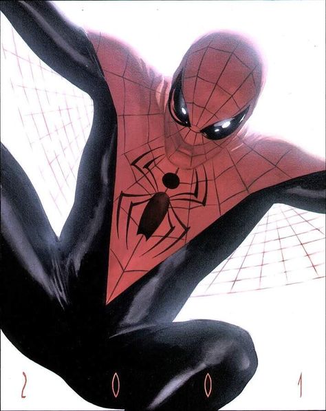 Spiderman Suits, Spiderman Movie, Alex Ross, Spiderman Homecoming, Marvel Comic Universe, Marvel Entertainment, Spiderman Art, Superhero Art, Amazing Spiderman