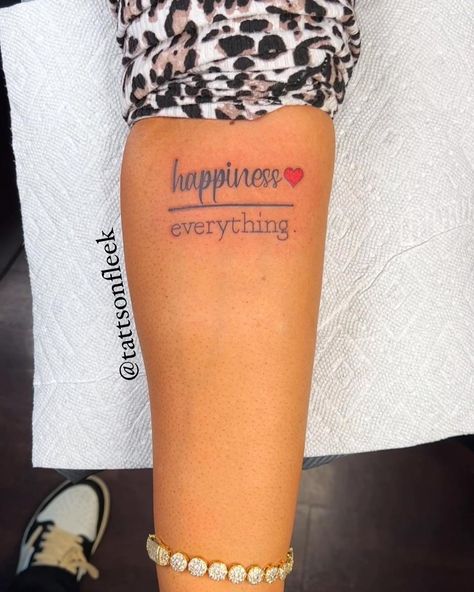 Celebrity Tattoo Artist on Instagram: “Happiness ❤️over Everything. #atlantatattooartist #atltattooartist #twininkk #atlanta #buckhead #share #viralpost #explorepage…” Happiness Over Everything, Atlanta Buckhead, Tattoos For Black Skin, Celebrity Tattoos, Viral Post, Artist On Instagram, Tattoo Artist, Tattoo Artists, Tattoo Quotes