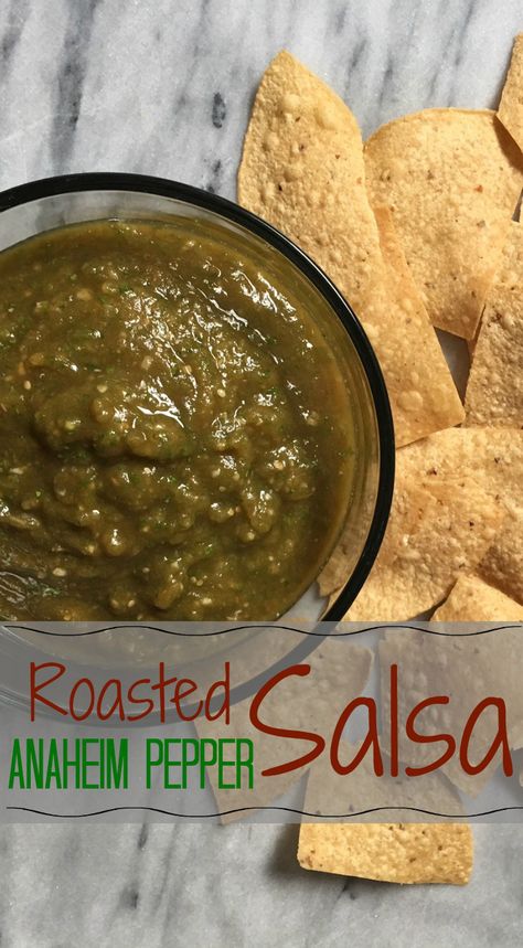 Poblano Pepper Salsa Recipes, Salsa With Anaheim Peppers, Vegan Anaheim Pepper Recipes, Anaheim Pepper Salsa Recipes, Anaheim Pepper Hot Sauce, Anaheim Chili Peppers Recipes, Roasted Anaheim Peppers, Roasted Anaheim Pepper Recipes, Anaheim Pepper Salsa