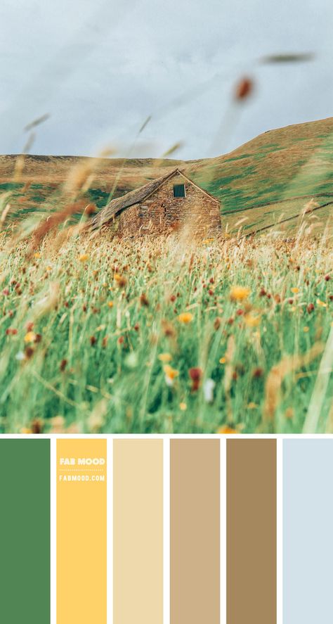 green Archives 1 - Fab Mood | Wedding Colours, Wedding Themes, Wedding colour palettes Green Brown And Yellow Living Room, Farm Color Scheme, Brown Mustard Color Palette, Blue Green Yellow Brown Color Palette, Yellow Sage Color Palette, Green Yellow Brown Color Palette, Yellow And Brown Color Palette, Yellow Brown Color Palette, Yellow Green Living Room