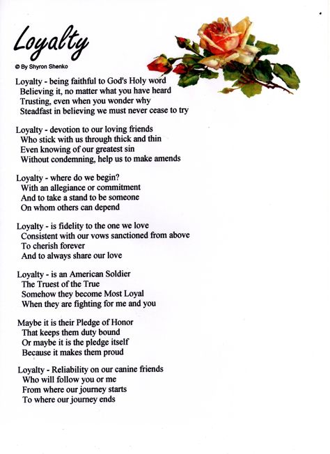 A beautiful poem about Loyalty - the 19th Word-in the Good Words Project Write A Poem, Quotes Famous, Poems Beautiful, Writing Poems, Encouraging Words, Good Words, Poem Quotes, A Poem, Words Of Encouragement