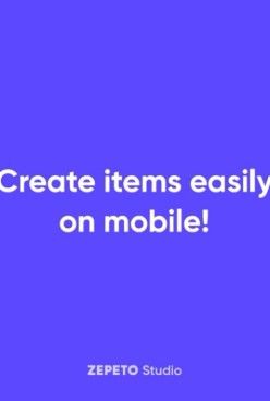 You too can be a #Creator✨ right from your smartphone📱 Create with ease with templates👀 Try creating an item on your phone!😎 #ZEPETOStudioMobile To Create, Smartphone, The Creator, Pins