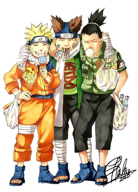 Naruto Trio, Shippuden Wallpapers, Naruto Team 7, Naruto Wallpaper Iphone, Masashi Kishimoto, Naruto 1, Boruto Characters, Anime Group, Naruto Boys