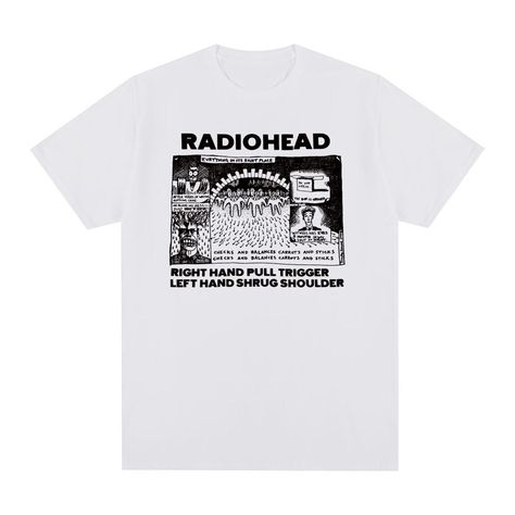 Radio Head, Check And Balance, Radiohead, Left Handed, Rock Band, Right Hand, Four Seasons, Print Tops, Style Vintage