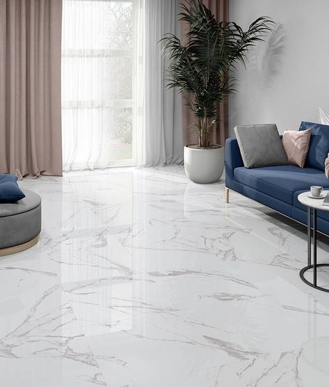 Elegant Marble Floor Designs to Transform Your Interior  Elevate your **dream apartment** with unique marble floor patterns that blend perfectly with modern **home décor** and a **warm home aesthetic**. Grey Marble Floor, Marble Floors, Calacatta Marble, Italian Tiles, Tile Stores, Marble Floor, Marble Tiles, White Tiles, Grey Marble