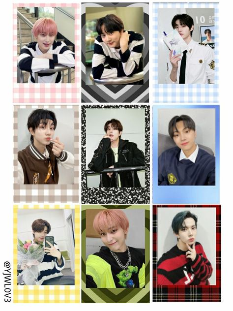 Kpop Photocards Printable Front And Back, Printable Stickers Kpop, Enha Polaroid, Enhypen Printable, Kpop Photocards Printable, Kpop Selcas, Enhypen Polaroid, Stickers Kpop, Kpop Enhypen