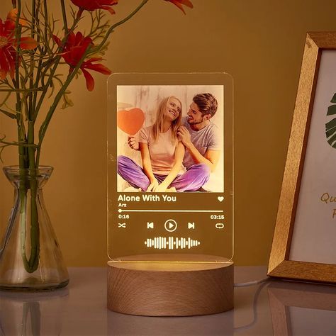 Excited to share the latest addition to my #etsy shop: Personalized Scannable Code Lamp Acrylic Album Night Light - 3 Sizes https://etsy.me/3GvB4ec #musicplaque #glasspostermusic #acrylicmusicplaque #spotifymusicframe #applemusicplaque #musicplaquecustom #musicgiftform Music Plaque, Song Night, Acrylic Plaques, Gift For Kids, Night Lights, Led Night Light, Live Light, Custom Photo, Bedside Table