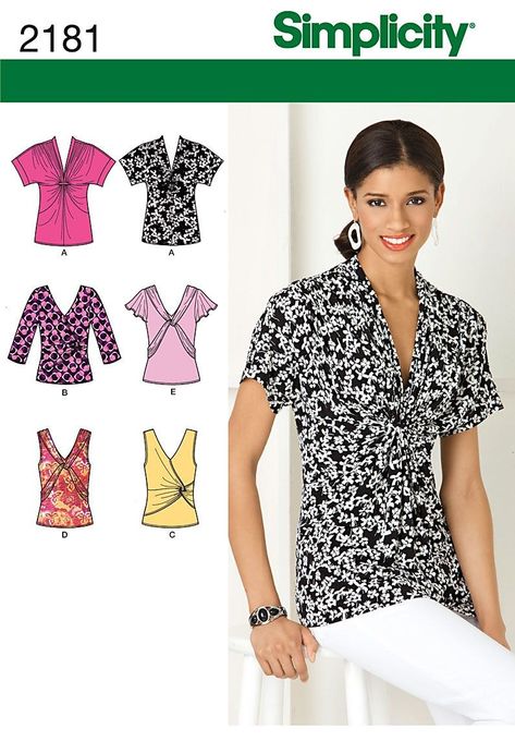 27+ Amazing Picture of Simplicity Sewing Patterns Simplicity Sewing Patterns Blouse Top Tunic Sewing Pattern Simplicity Choose Plus 4 24 Things  #CustomSewingPatterns Sewing Patterns Tops, Tunic Sewing Patterns, Trendy Sewing Patterns, Dresses By Pattern, Womens Knit Tops, Top Sewing, Trendy Sewing, Twist Top, Top Sewing Pattern