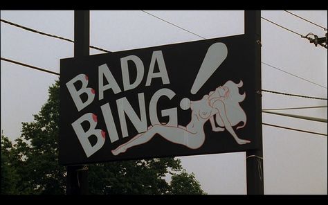 Bada Bing, The Sopranos, Canvas Drawing, Broadway Show Signs, Broadway, London, Tumblr, Tv, Canvas