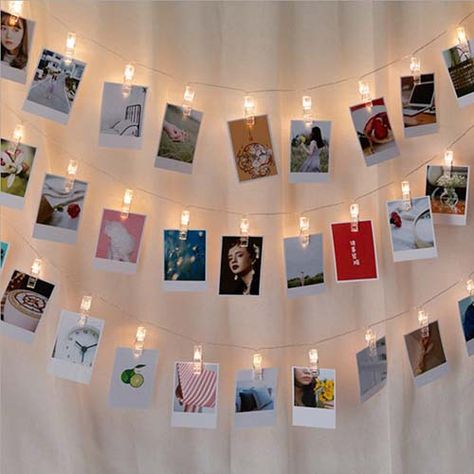 Battery Operated Garland, Photo String, Wall String Lights, Cosy Lighting, Led String Lights Outdoor, Clip Lamp, Battery String Lights, Indoor String Lights, Light Clips