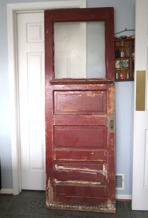 Old Door Pantry, Ventilated Pantry Door, Antique Doors In House Pantry, Diy Farmhouse Pantry Door, Old Pantry Door Ideas, Painting Pantry Door, Antique Pantry Door Ideas, Antique Doors In House, Pantry Door Ideas Farmhouse Style