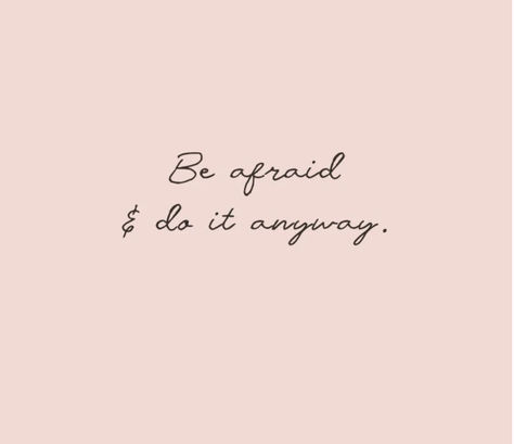 Being afraid is how we grow and ultimately level up our soul. Nothing good in life comes easy. Find comfort in uncomfortable things. Nothing Good Comes Easy, Be Afraid And Do It Anyway, Be Comfortable Being Uncomfortable, Comfortable Being Uncomfortable, Do It Anyway, Mind Body Soul, Be Afraid, Motivate Yourself, Wallpaper Quotes