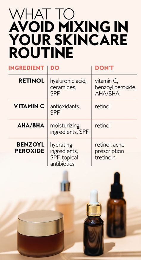 Retinol And Aha, What Not To Mix Skincare, What Not To Mix With Benzoyl Peroxide, Skincare Serums And What They Do, Can You Mix Vitamin C And Retinol, Serums And Uses, Retinol How To Use, Skincare That Cant Be Mixed, Skincare Active Ingredients