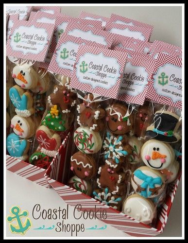 Christmas Cookies Packaging, Christmas Cookies Gift, Winter Cookie, Xmas Cookies, Cookie Packaging, Christmas Sugar Cookies, Christmas Cookies Decorated, Creative Cookies, Mini Cookies