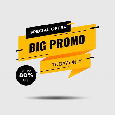 Promotion banner design isolated in whit... | Premium Vector #Freepik #vector #banner #ribbon #sale #design Promotion Banner Design, Banner White, Gym Banner, Big Sales Banner, Black Friday Flyer, Black Friday Sale Banner, Ad Banner, Portfolio Resume, Sport Banner