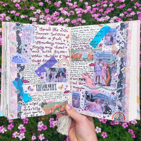 Still processing how INCREDIBLE The Eras Tour London N1 was 🥹🫶 here’s a journal spread where I gathered crucial evidence I didn’t imagine the whole thing 🥲 Hits Different x DBATC (my dream surprise song) AND The Black Dog, Come back be here AND Maroon?! Are you kidding me!? 🥹💖 I finally got to see Paramore too, my inner child is healed 🥹 and being part of the swiftie community was honestly one of my fave parts, I’ll never not be in awe of the kindness and creativity of swifties, it was such a... Come Back Be Here, Hanging In There, My Inner Child, So Deep, Hits Different, Travel Journals, London Tours, Creative Journal, Paramore