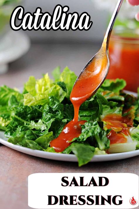 Homemade Catalina Dressing, Catalina Salad, Catalina Salad Dressing, Homemade Dressing Recipe, Catalina Dressing, Vinaigrette Salad, Lemon Vinaigrette, Balsamic Dressing, Ingredient List