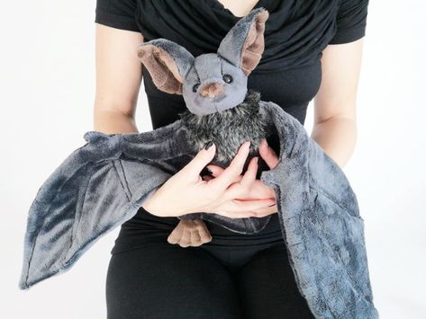 🔥BUY 2 FREE SHIPPING🔥 The Big Bat Plush Wings Tutorial, Creepy Stuffed Animals, Bat Plush, Cartoon Bat, Soft Gift, Big Plush, Halloween Toys, Cute Bat, Soft Stuffed Animals