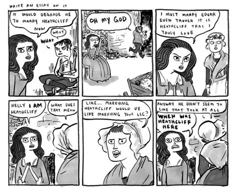 Kate Beaton Talks Superheroes and Brontë Sisters -- Vulture Kate Beaton Comics, Bronte Sisters, Strong Female Characters, Grumpy Cat, Comics