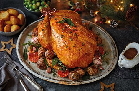 Christmas Turkey Stuffing, Christmas Turkey Dinner, Christmas Turkey Recipes, Turkey Stuffing Recipes, Sage Stuffing, Perfect Christmas Dinner, Roast Turkey Recipes, Christmas Turkey, Tesco Real Food