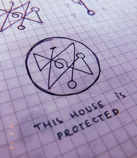 Room Protection Sigil, House Protection Sigils, Protection Sigil, Protection Rune, House Protection, House Sigil, Protection Sigils, Jean Ideas, Witch Things