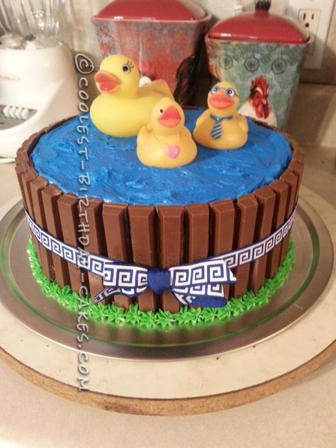 Duck Cakes, Rubber Duck Cake, Pool Birthday Cakes, Ducky Cake, Rubber Ducky Cake, Rubber Duck Birthday, Homemade Birthday Cake, Birthday Cake Inspiration, Birthday Cake Designs