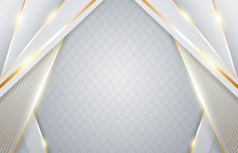 Abstract Luxury Background with White and Gold White And Gold Wallpaper, Polygon Modeling, Church Backgrounds, Graduation Art, Ramadan Background, Abstract Template, Event Stage, Luxury Background, Church Graphic Design